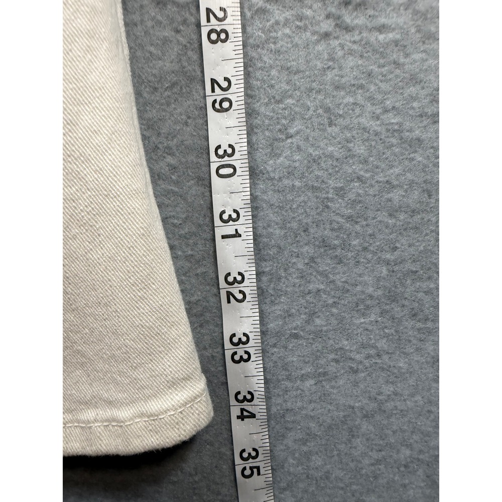 NYDJ White Flare Jeans Women 12 NWT Tummy Tuck 33 X 34 Inseam Stretch USA Bling - Picture 11 of 17